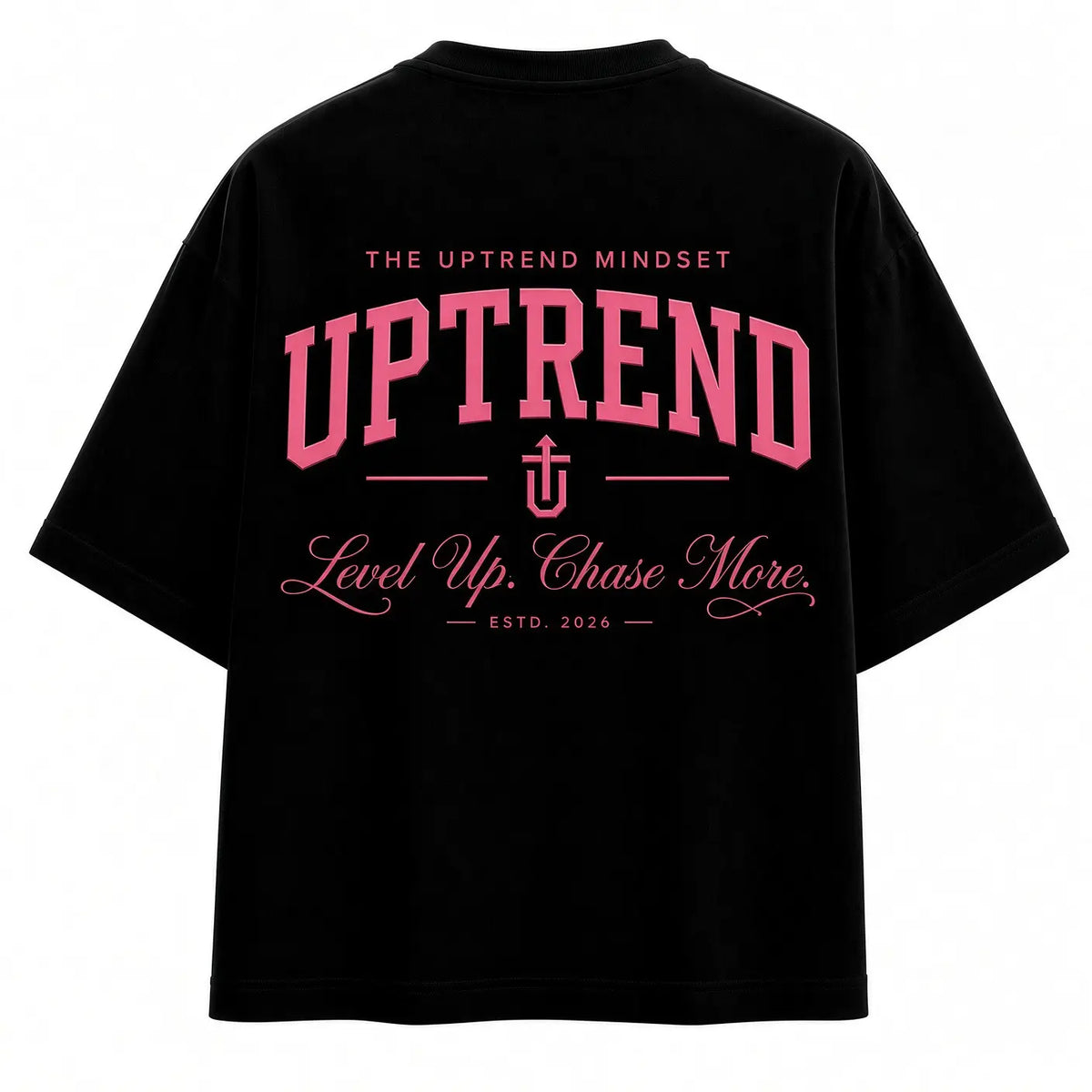 Founders Edition Oversized Tee - Black & Pink