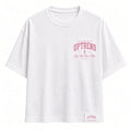 Founders Edition Oversized Tee -White & Pink.